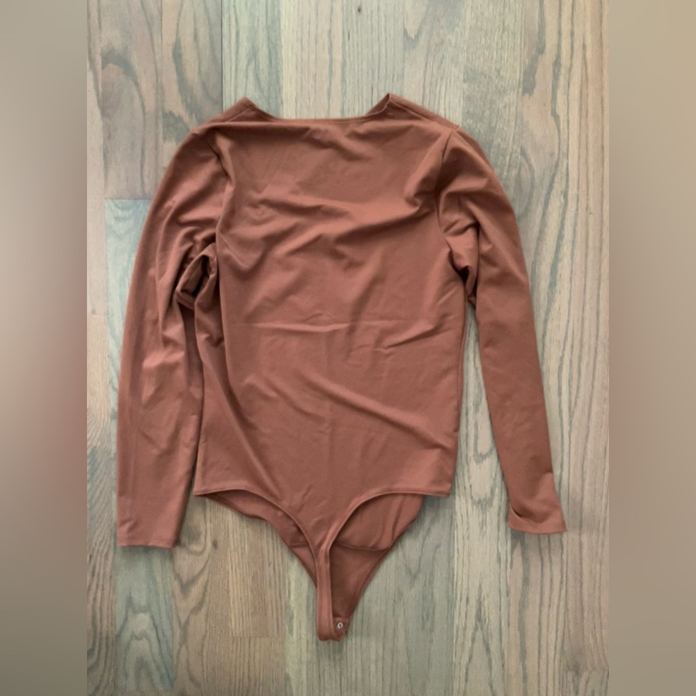 Abercrombie & Fitch Rust Color Long Sleeve Asymme… - image 8